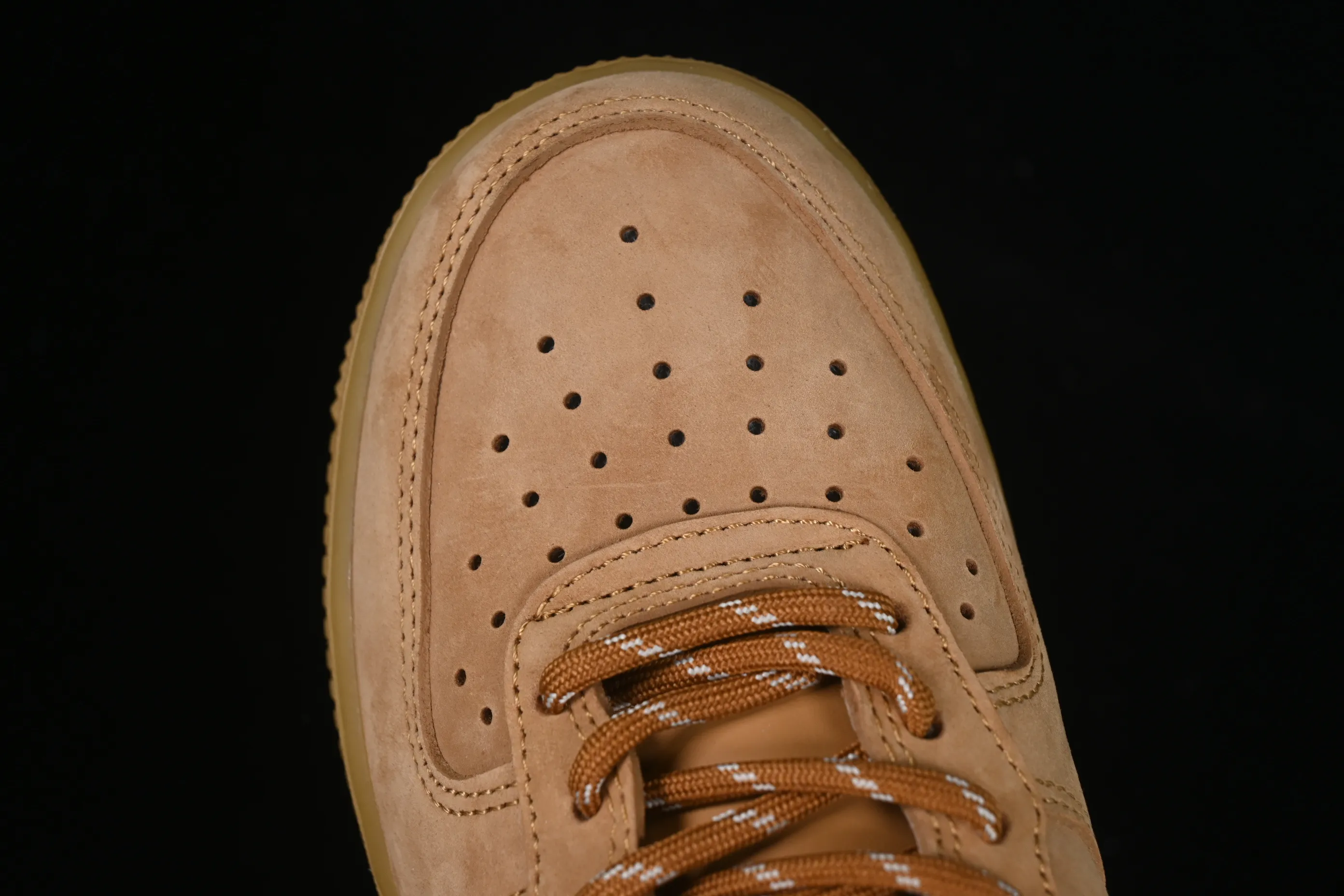 All categories Nk Air Force 1 Air Force series Nk Air Force 1 Low Air Force low top X version Nk Air Force 1'07 WB AF1 wheat color first layer suede Air Force 1 low top sneakers CJ9179-200